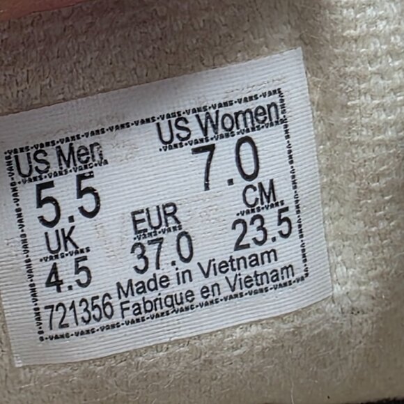 Vans Old Skool Womens 7 Platform Sneakers Black White Skate Shoes Classic - Picture 5 of 13